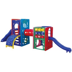 Brinquedo playground plástico escorregador escalada
